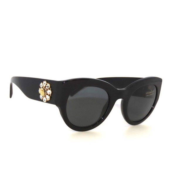 Versace VE4353BM 4353 5314/87 Black Gray Sunglasses main image 5